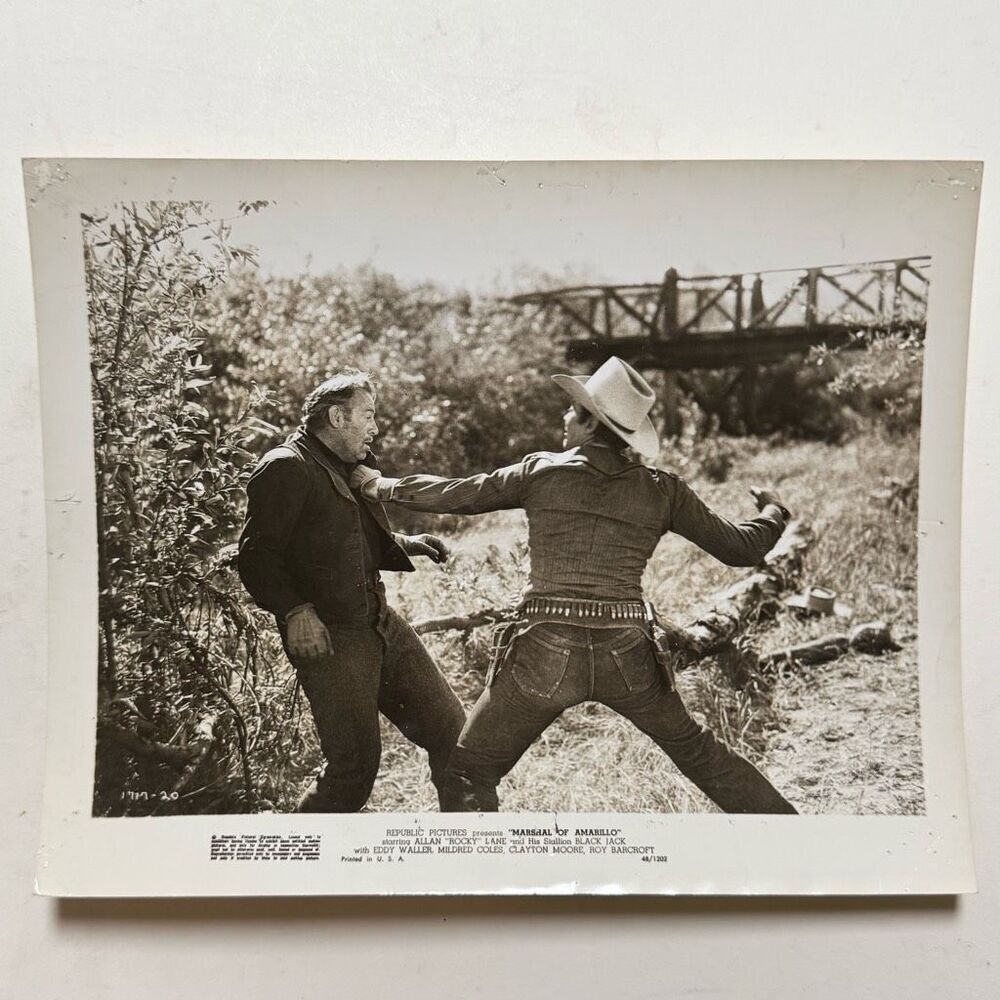 Marshall of Amarillo 8x10 promo picture card 1948 48/1202